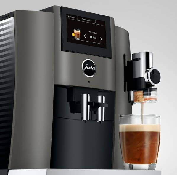 Ekspres do kawy JURA S8 EB Dark Inox - Sweet Foam
